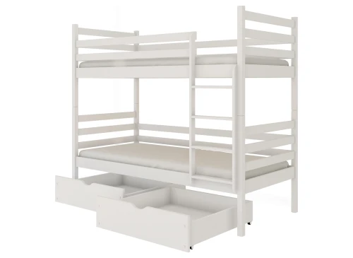 NEMO 80x160 white bunk bed Lano Furniture