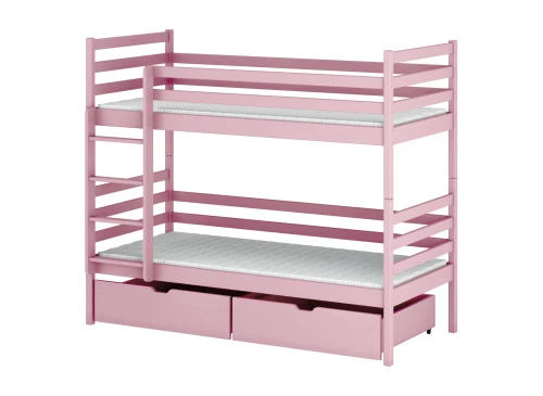 NEMO 90x180 pink bunk bed Lano Furniture