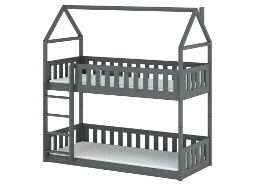 POLA 80x190 graphite bunk bed Lano Furniture