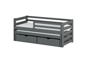 SENSO 80x170 graphite bunk bed Lano Furniture