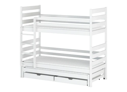 TOMI 80x180 white bunk bed Lano Furniture