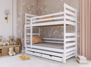 TOMI 80x180 white bunk bed Lano Furniture