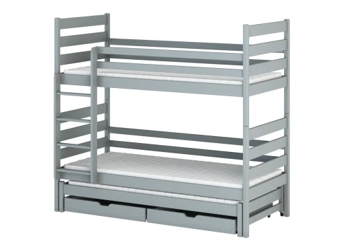 TOMI 80x190 grey bunk bed Lano Furniture