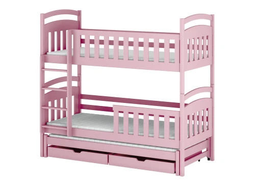 VIKI 80x180 pink bunk bed Lano Furniture