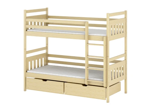 ADAŚ 80x160 pine bunk bed Lano Furniture