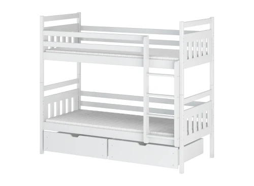 ADAŚ 80x190 white bunk bed Lano Furniture