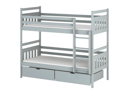 ADAŚ 80x200 grey bunk bed Lano Furniture