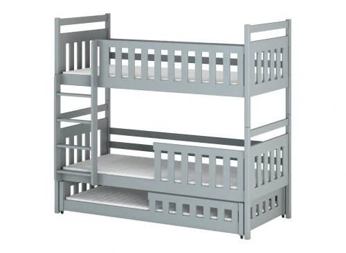 OLIWIA 80x190 grey bunk bed Lano Furniture