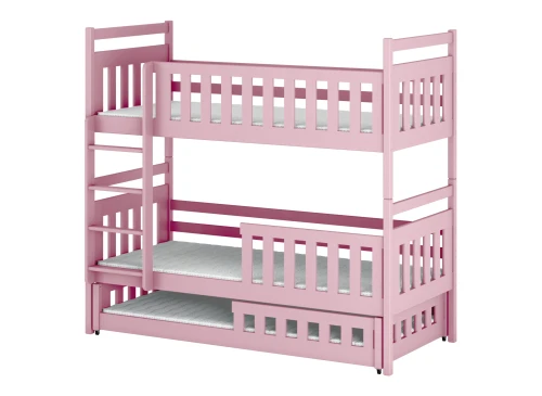 OLIWIA 80x200 pink bunk bed Lano Furniture