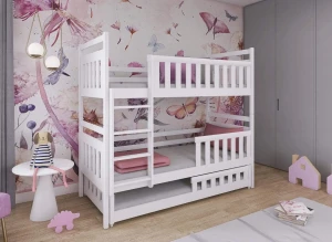 OLIWIA 90x180 white bunk bed Lano Furniture