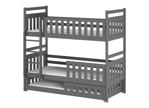 OLIWIA 90x180 graphite bunk bed Lano Furniture