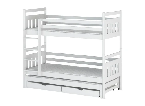 SEWERYN 90x200 white bunk bed Lano Furniture
