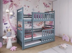 OLIWIA 80x180 grey bunk bed Lano Furniture