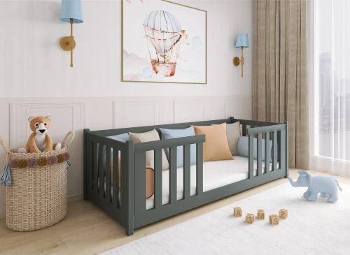 FERO 90x190 graphite children's bed Lano Furniture