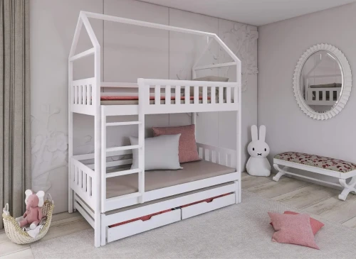 IGA 90x180 Beyaz Ev Tipi Ranza Lano Meble