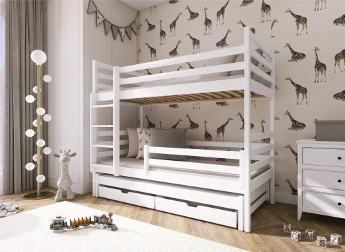 LUK 80x180 beyaz ranza Lano Möbel
