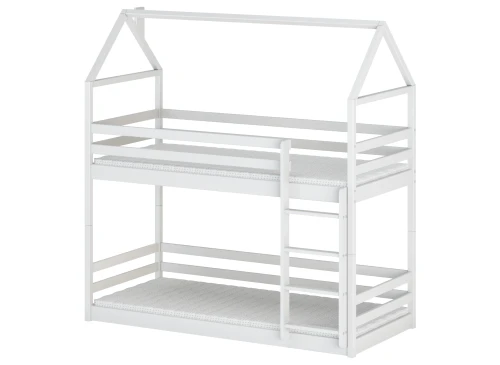 AXEL 80x190 white house bunk bed Lano Furniture