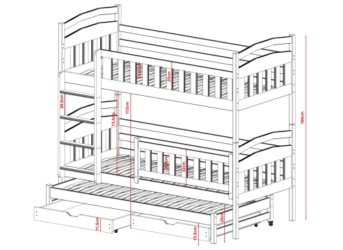 BLANKA bunk bed Lano Furniture