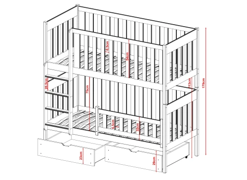 DAWID bunk bed Lano Furniture
