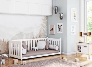 CONCEPT 80x190 white children's cot bed Lano Furniture