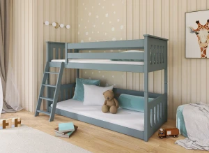 KEVIN 90x190 grey bunk bed Lano Furniture