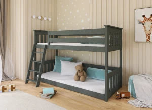 KEVIN 90x180 graphite bunk bed Lano Furniture