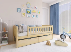 GUCIO 90x180 pine children's bed Lano Furniture