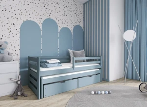SENSO 90x200 grey bunk bed Lano Furniture