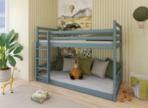 MINI 80x190 grey bunk bed Lano Furniture