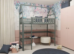 OTYLIA 80x200 graphite loft bed Lano Furniture