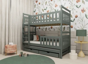 KLARA 80x170 graphite bunk bed Lano Furniture