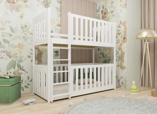 KONRAD 90x180 white bunk bed Lano Furniture