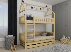 IGA 80x170 çam ağacı ev tipi ranza Lano Meble