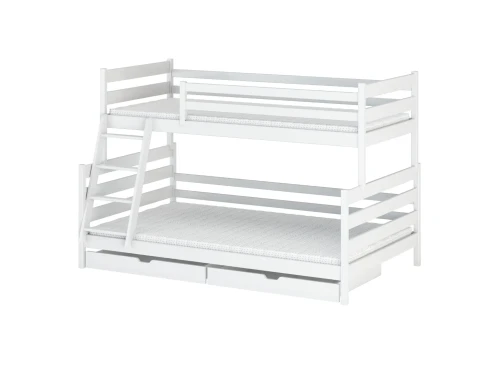 FAMI 90x200 white bunk bed Lano Furniture
