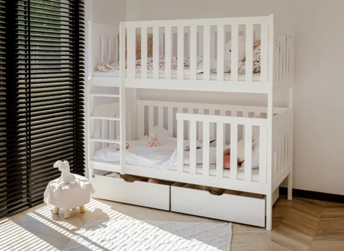 DAWID 90x200 white bunk bed Lano Furniture
