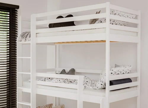 TED 90x200 white bunk bed Lano Furniture