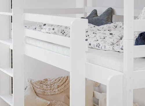 TED 90x200 white bunk bed Lano Furniture