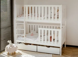 DAWID 80x200 white bunk bed Lano Furniture