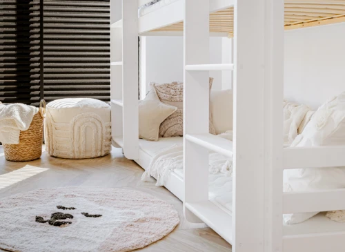 TED 80x200 white bunk bed Lano Furniture
