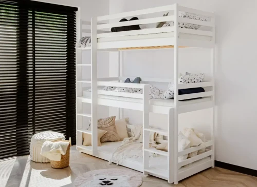 TED 90x190 white bunk bed Lano Furniture
