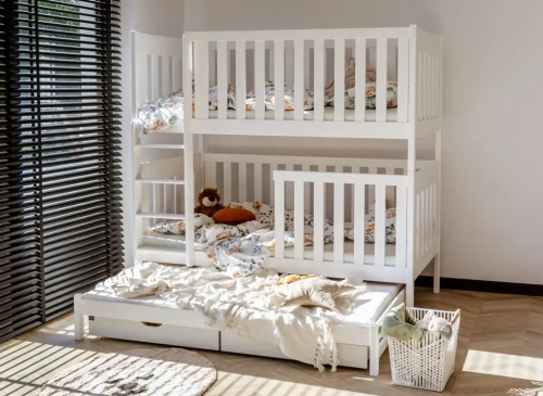 EMILKA 90x180 white bunk bed Lano Furniture