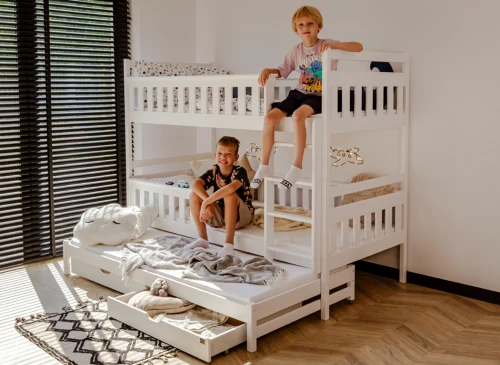KORS 90x200 white bunk bed Lano Furniture
