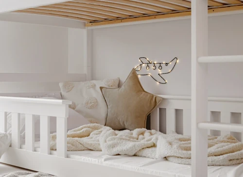 KORS 90x200 white bunk bed Lano Furniture