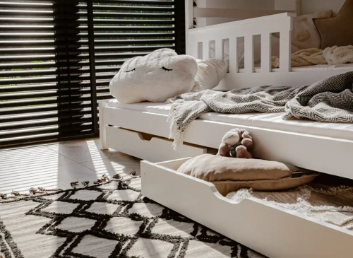 KORS 90x200 white bunk bed Lano Furniture