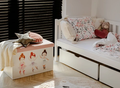 GUCIO 90x200 white children's bed Lano Furniture