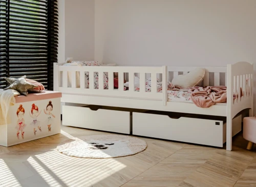 GUCIO 90x200 white children's bed Lano Furniture