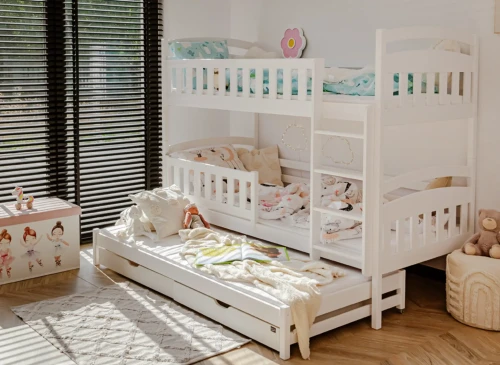 BLANKA 80x160 white bunk bed Lano Furniture