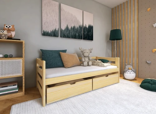 ERGO 90x190 pine children's bed Lano Furniture