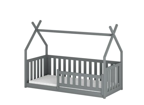 BOGUŚ 90x180 grey Montessori floor cot tipi bed Lano Furniture