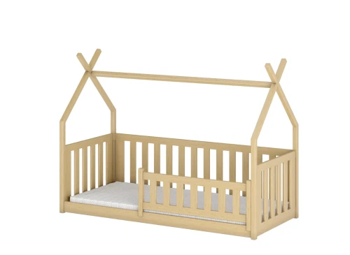 BOGUŚ 80x190 pine Montessori floor cot tipi bed Lano Furniture